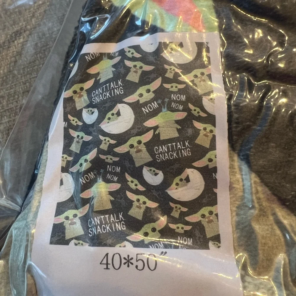 Yoda‎ Colorful Printed Blanket